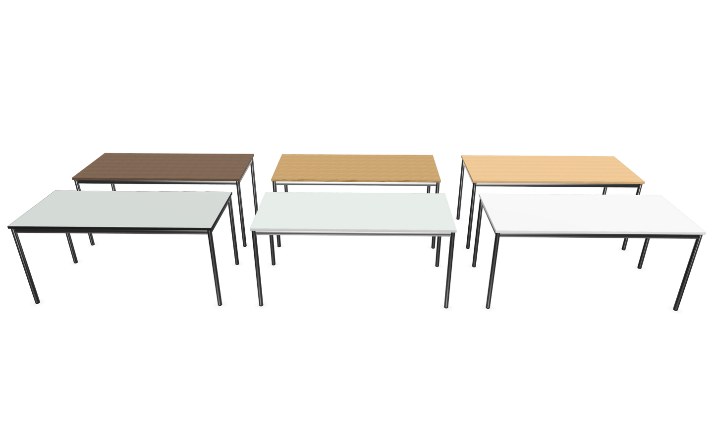Dietiker Atos I Besprechungstisch - HPL Platte - Yorkshire Oak
