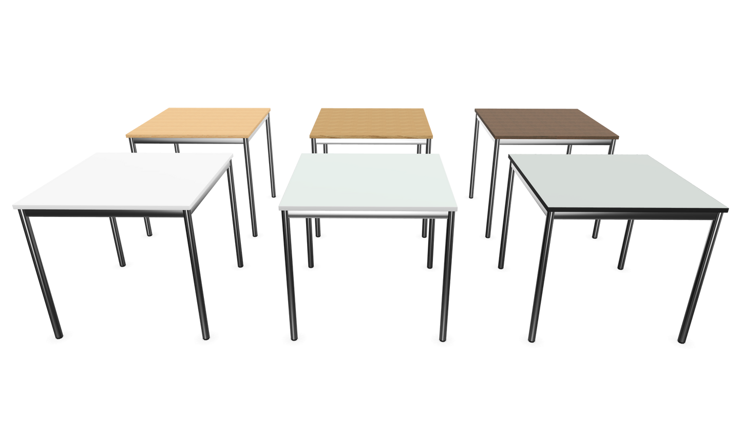 Dietiker Atos I Besprechungstisch - HPL Platte - Pearl White