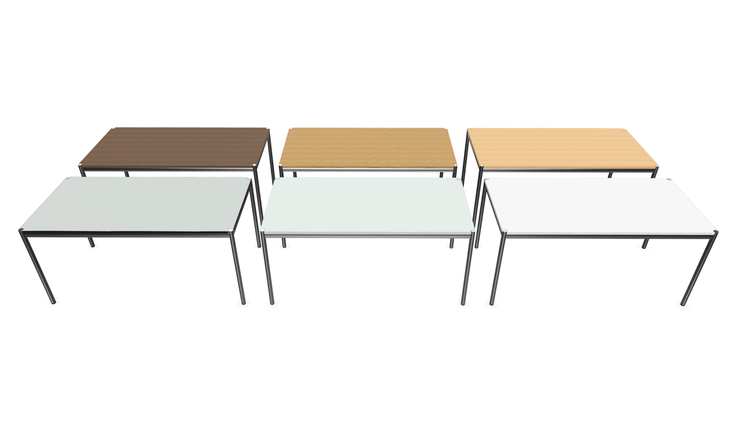 Dietiker Atos II Besprechungstisch - HPL Platte - Silver Grey