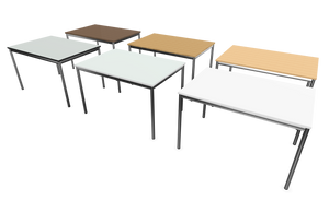 Dietiker Atos I Besprechungstisch - HPL Platte - Pearl White