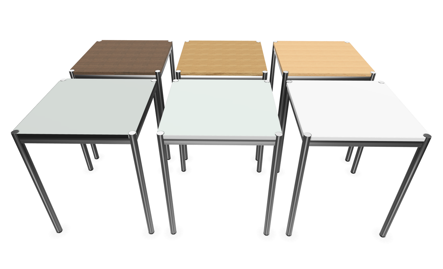 Dietiker Atos II Besprechungstisch - HPL Platte - Silver Grey