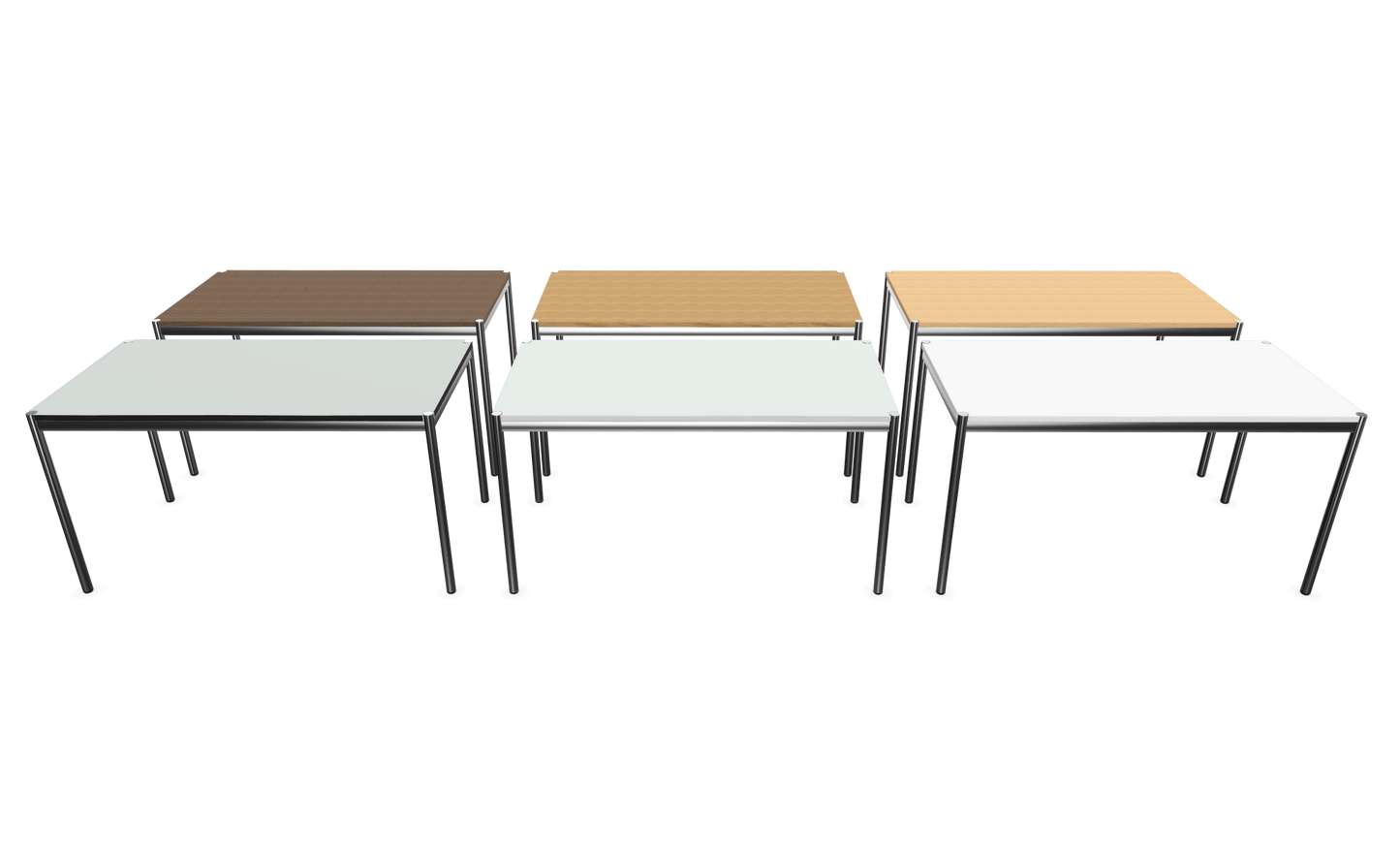 Dietiker Atos II Besprechungstisch - HPL Platte - Silver Grey