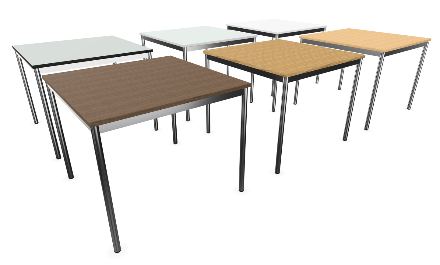 Dietiker Atos I Besprechungstisch - HPL Platte - Yorkshire Oak