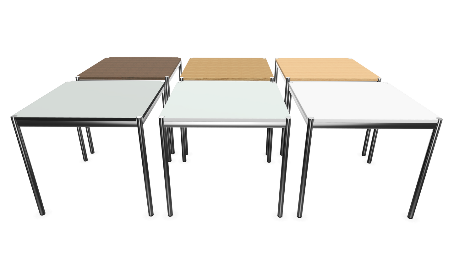 Dietiker Atos II Besprechungstisch - HPL Platte - Silver Grey
