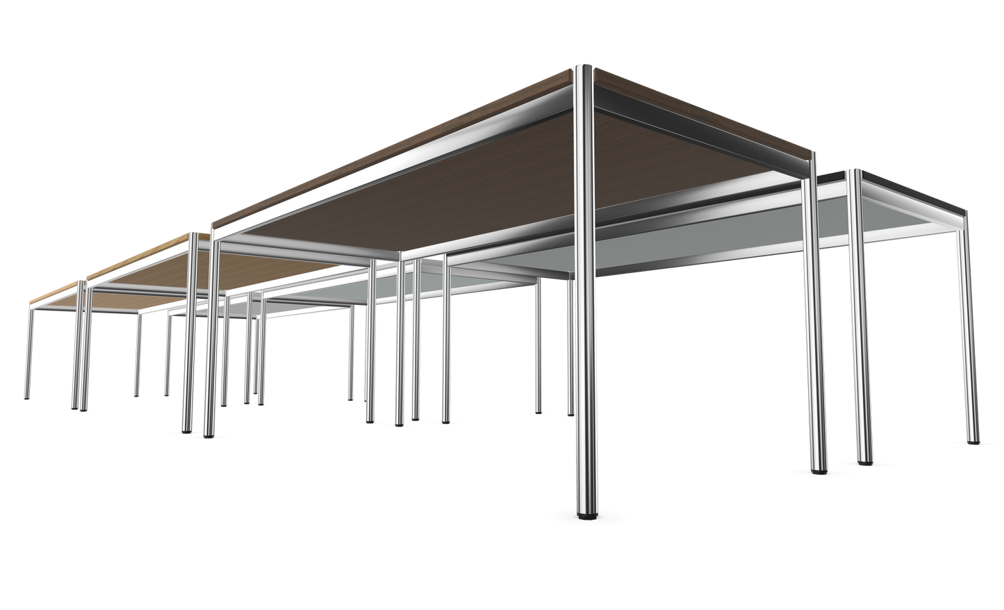 Dietiker Atos II Besprechungstisch - HPL Platte - Noce Vero