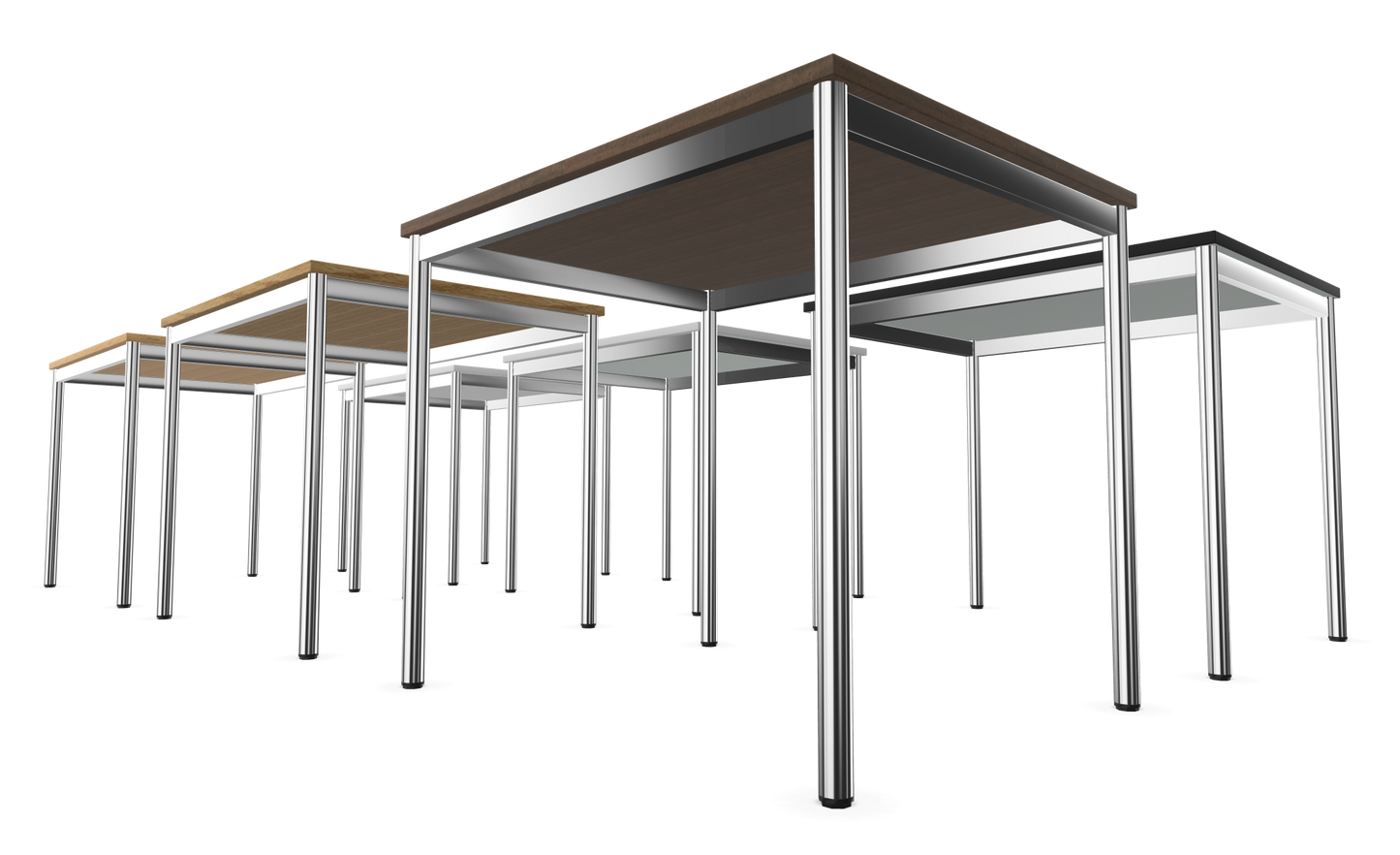 Dietiker Atos I Besprechungstisch - HPL Platte - Yorkshire Oak