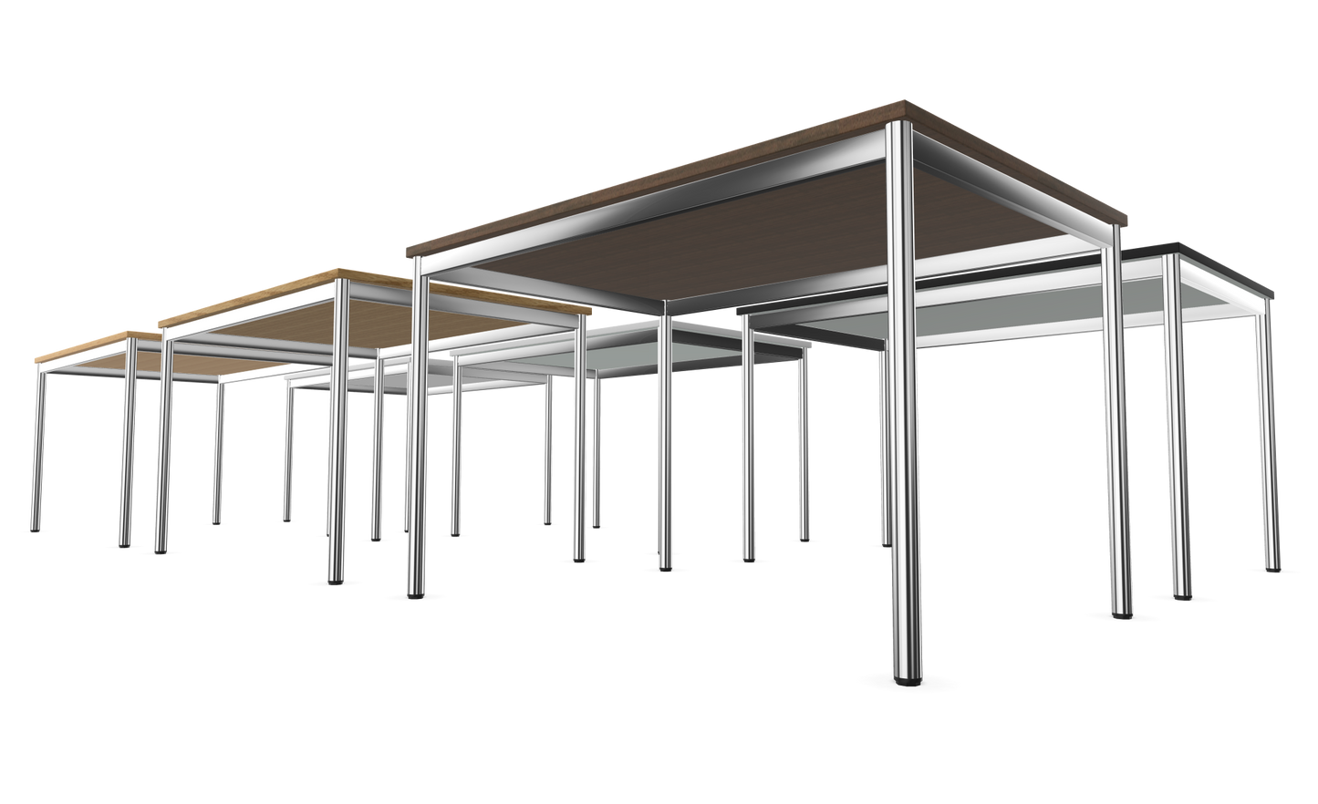 Dietiker Atos I Besprechungstisch - HPL Platte - Pearl White