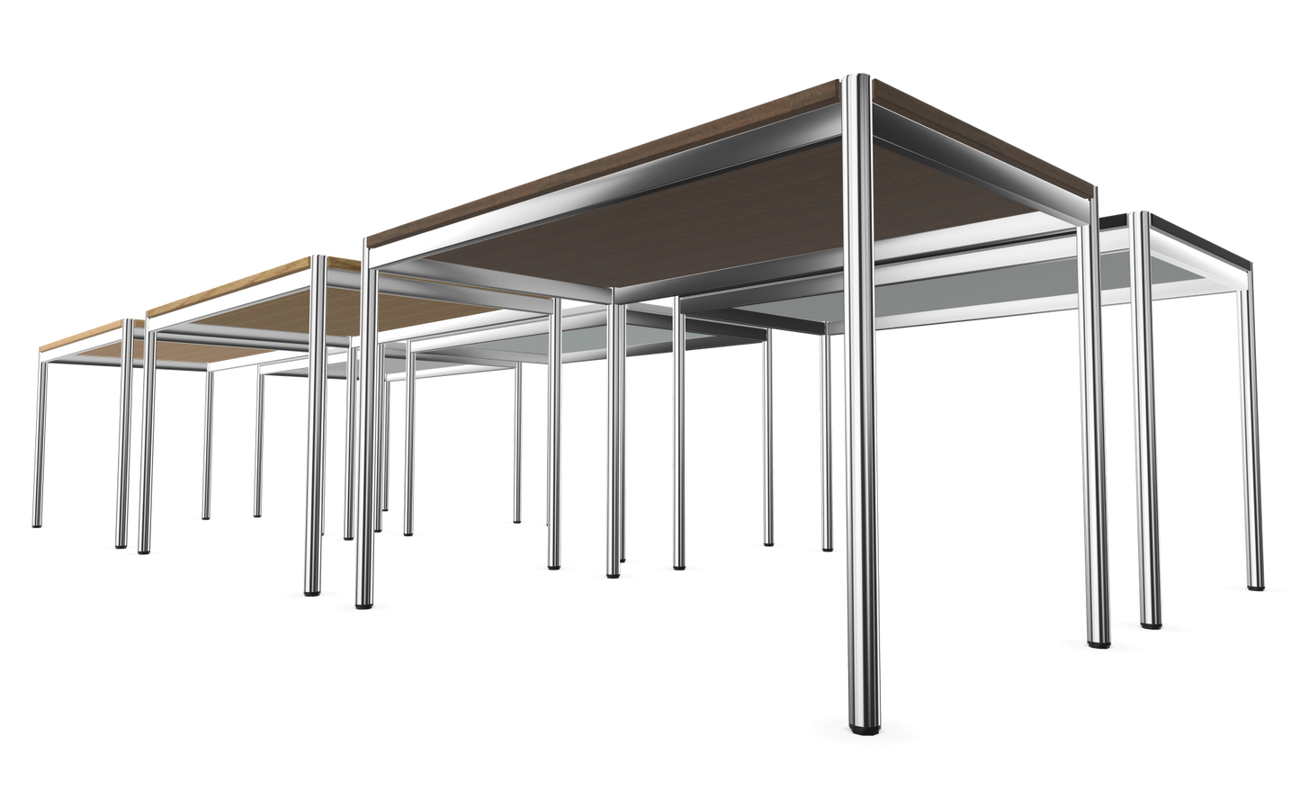 Dietiker Atos II Besprechungstisch - HPL Platte - Noce Vero