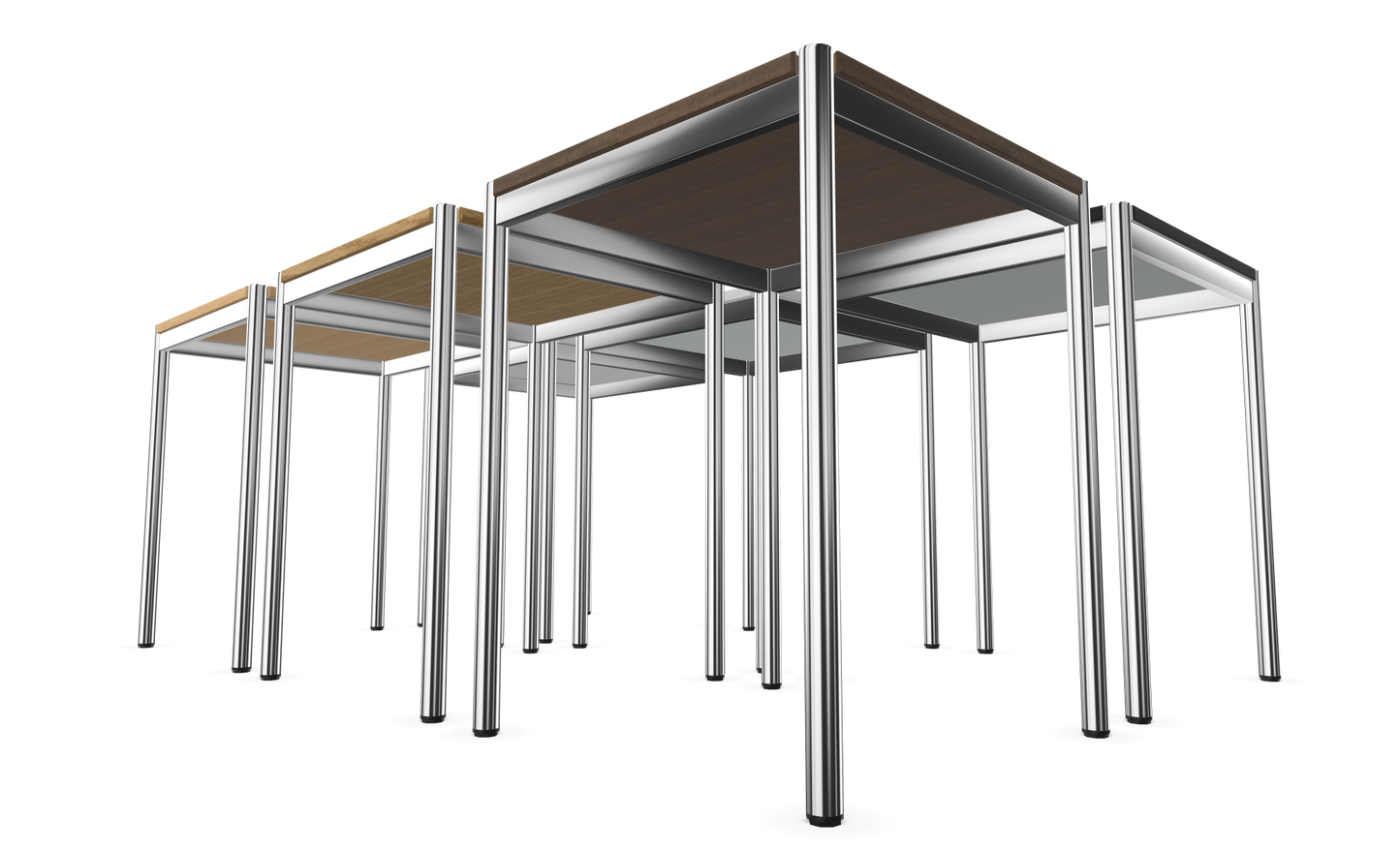 Dietiker Atos II Besprechungstisch - HPL Platte - Pearl White