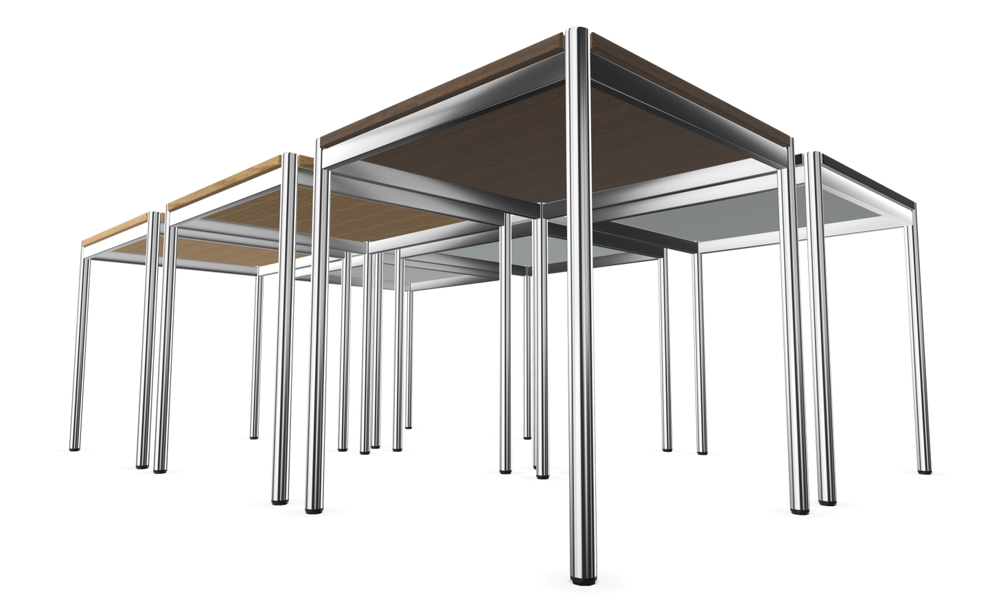 Dietiker Atos II Besprechungstisch - HPL Platte - Noce Vero