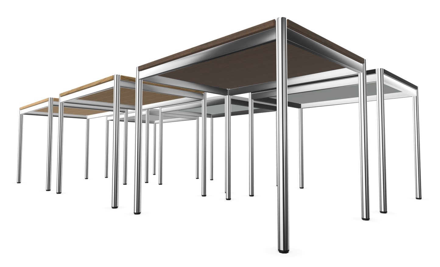 Dietiker Atos II Besprechungstisch - HPL Platte - Pearl White