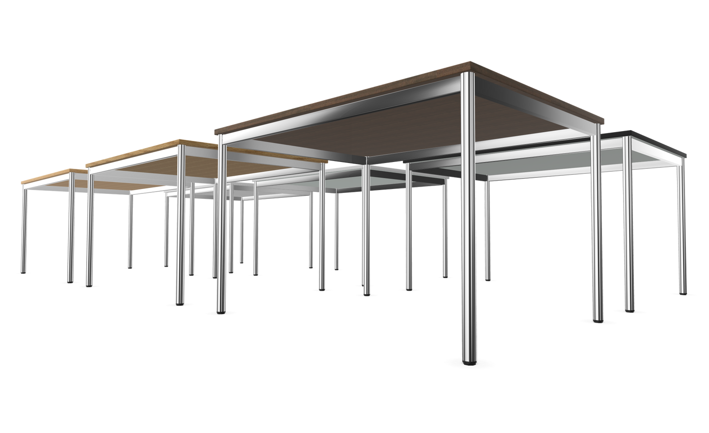 Dietiker Atos I Besprechungstisch - HPL Platte - Pearl White