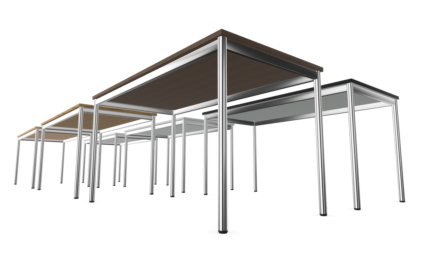 Dietiker Atos I Besprechungstisch - HPL Platte - Pearl White