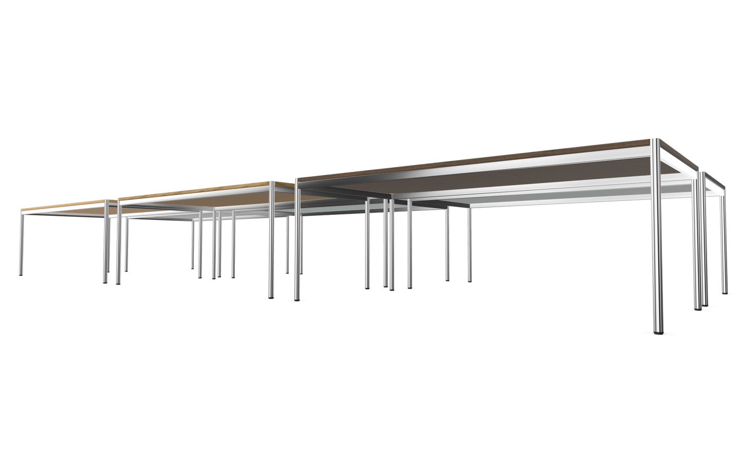 Dietiker Atos II Besprechungstisch - HPL Platte - Pearl White