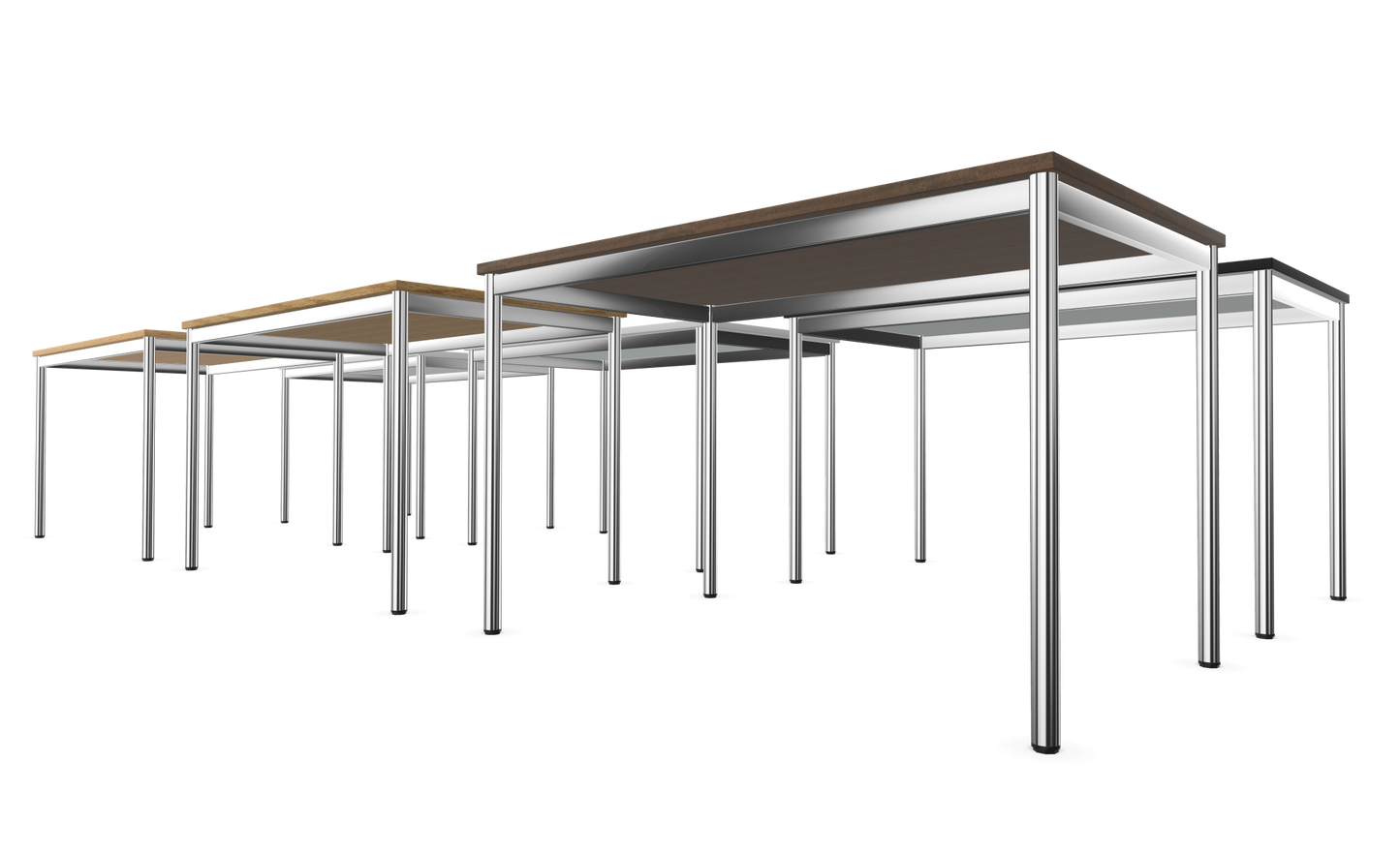 Dietiker Atos I Besprechungstisch - HPL Platte - Pearl White