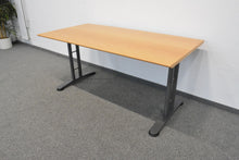 Laden Sie das Bild in den Galerie-Viewer, Ergodata System Desk Sitzungstisch fixe Höhe 720mm - 1600x800mm - Holz - Buche