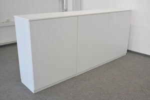 Unifor Classic Flügeltürschrank für 3 Ordner-Reihen 2670mm breit - ohne Schlüssel - Spanplatte - Weiss