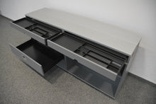 Laden Sie das Bild in den Galerie-Viewer, Denz D3 Sideboard 1600mm breit - ohne Schlüssel - MDF Anthrazit