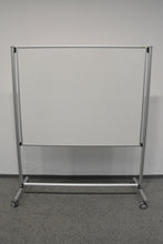 Laden Sie das Bild in den Galerie-Viewer, O+C System Tafelständer fahrbar Whiteboard - Metall Weiss