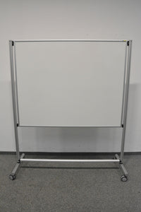 O+C System Tafelständer fahrbar Whiteboard - Metall Weiss