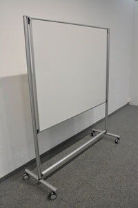 O+C System Tafelständer fahrbar Whiteboard - Metall Weiss