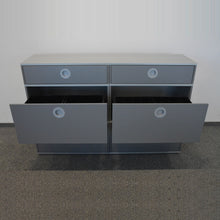 Laden Sie das Bild in den Galerie-Viewer, Denz D3 Sideboard mit 4 Auszügen + 2 Schubladen 1600mm breit - ohne Schloss - MDF Anthrazit