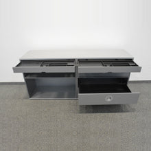 Laden Sie das Bild in den Galerie-Viewer, Denz D3 Sideboard 1600mm breit - ohne Schlüssel - MDF Anthrazit