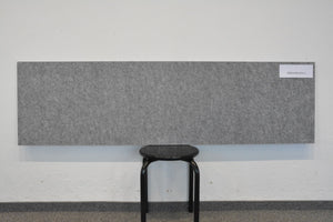 MC MyWall 1800 x 500mm Akustiktrennwand 1800x500mm Kunststoff Grau gemustert
