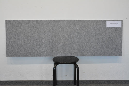 MC MyWall 1600 x 500mm Akustiktrennwand 1600x500mm Kunststoff Grau gemustert