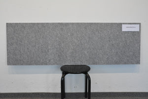 MC MyWall 1600 x 500mm Akustiktrennwand 1600x500mm Kunststoff Grau gemustert