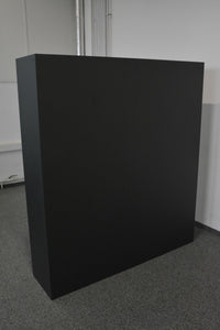 Lista Office Storage Schiebetür-Aktenschrank für 5 Ordner-Reihen 1600mm breit - ohne Schlüssel - Metall - Anthrazit