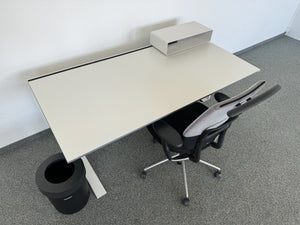 Lista Office + Vitra Extend+Oson Kombination - Spanplatte - Weiss/Anthrazit