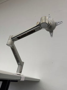 Viewlite+ Monitorhalterung für Schreibtische für Tischplatten mit maximal 27mm Dicke - Metall Aluminium eloxiert