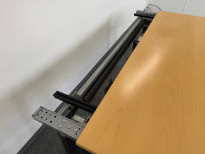 Sitag Ready Sitz-Steh Schreibtisch elektrisch höhenverstellbar von von 710-1195mm - 2000x1000mm - Spanplatte Buchendekor