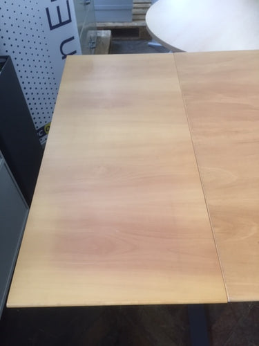 Ergodata System Desk Anbauelement seitlich 400mm breit - für Schreibtische 900mm tief - für Gestelle mit Lochabstand 450mm - Holz Birnbaumfurnier