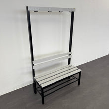 Laden Sie das Bild in den Galerie-Viewer, Stalgo Basic Sitzbank 1245mm breit - Kunststoff Lichtgrau