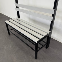 Laden Sie das Bild in den Galerie-Viewer, Stalgo Basic Sitzbank 1245mm breit - Kunststoff Lichtgrau