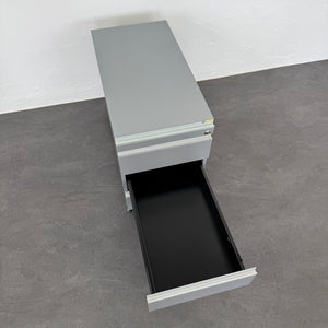 Denz D3 Roll-Korpus mit 4 Schubladen mit Schlüssel - MDF Anthrazit Metalisé