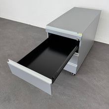 Laden Sie das Bild in den Galerie-Viewer, Denz D3 Roll-Korpus mit 4 Schubladen mit Schlüssel - MDF Anthrazit Metalisé