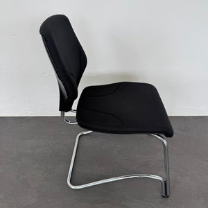Giroflex G64 Freischwinger - Stoff Schwarz gemustert