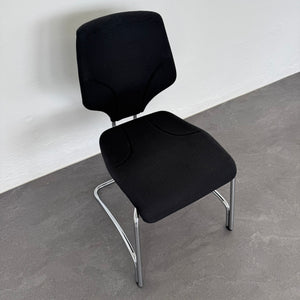 Giroflex G64 Freischwinger - Stoff Schwarz gemustert