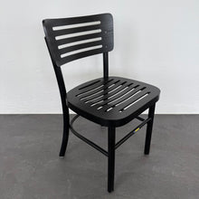 Laden Sie das Bild in den Galerie-Viewer, Top Design Classico Bistrostuhl - Holz Schwarz gebeizt
