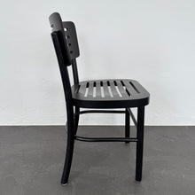 Laden Sie das Bild in den Galerie-Viewer, Top Design Classico Bistrostuhl - Holz Schwarz gebeizt