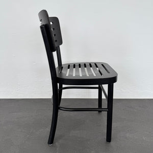 Top Design Classico Bistrostuhl - Holz Schwarz gebeizt