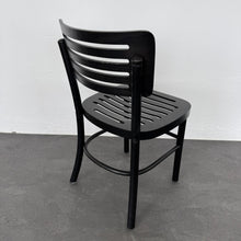 Laden Sie das Bild in den Galerie-Viewer, Top Design Classico Bistrostuhl - Holz Schwarz gebeizt