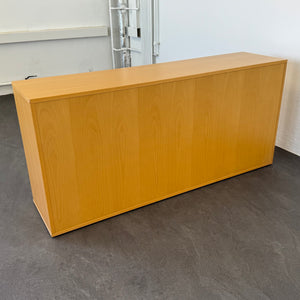 Elan Euroffice Lateralschrank für 2 Ordner-Reihen 1600mm breit - mit Schlüssel - Spanplatte Buchenfurnier