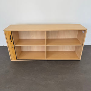 Elan Euroffice Lateralschrank für 2 Ordner-Reihen 1600mm breit - mit Schlüssel - Spanplatte Buche