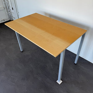 Steelcase Quba Stehtisch fixe Höhe von 1028mm - 1600x1000mm - Spanplatte Ahornfurnier