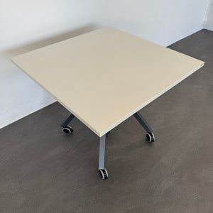 Embru eQ Airdesk mechanisch höhenverstellbar von 750mm - 2000x900mm Spanplatte Grau