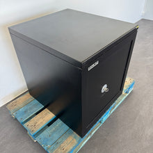 Laden Sie das Bild in den Galerie-Viewer, Bauer Classic Tresor mit 3 Schubladen mit Schlüssel Metall Schwarz
